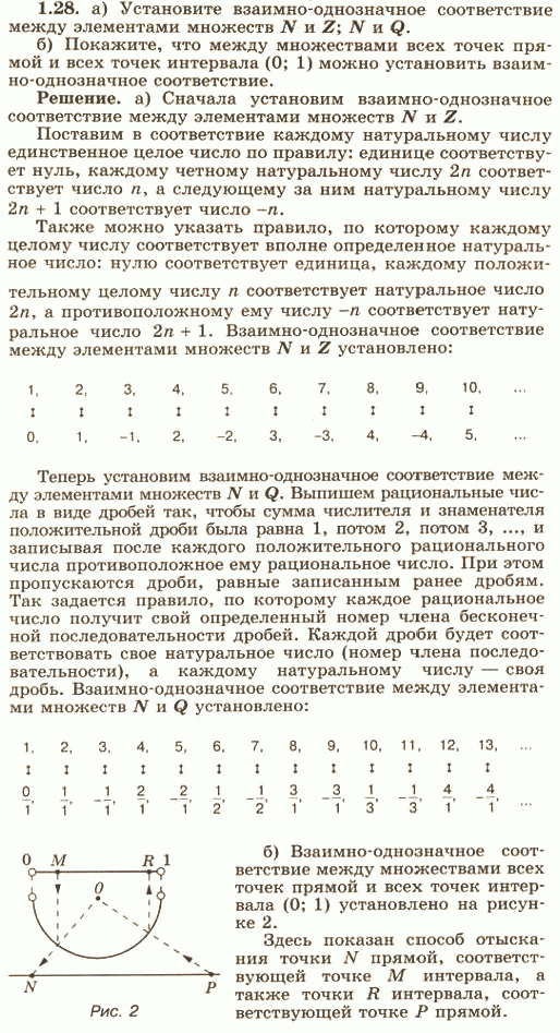 Изображение Упр.1.28 ГДЗ Никольский 10 класс